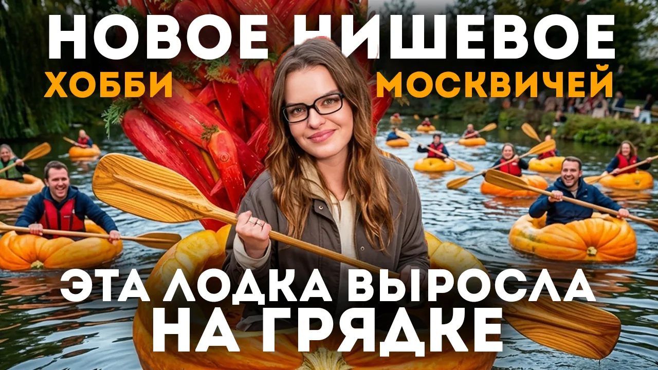Кто-то варит из тыквы суп, а кто-то берёт весло и залезает внутрь. У каждого своё хобби!