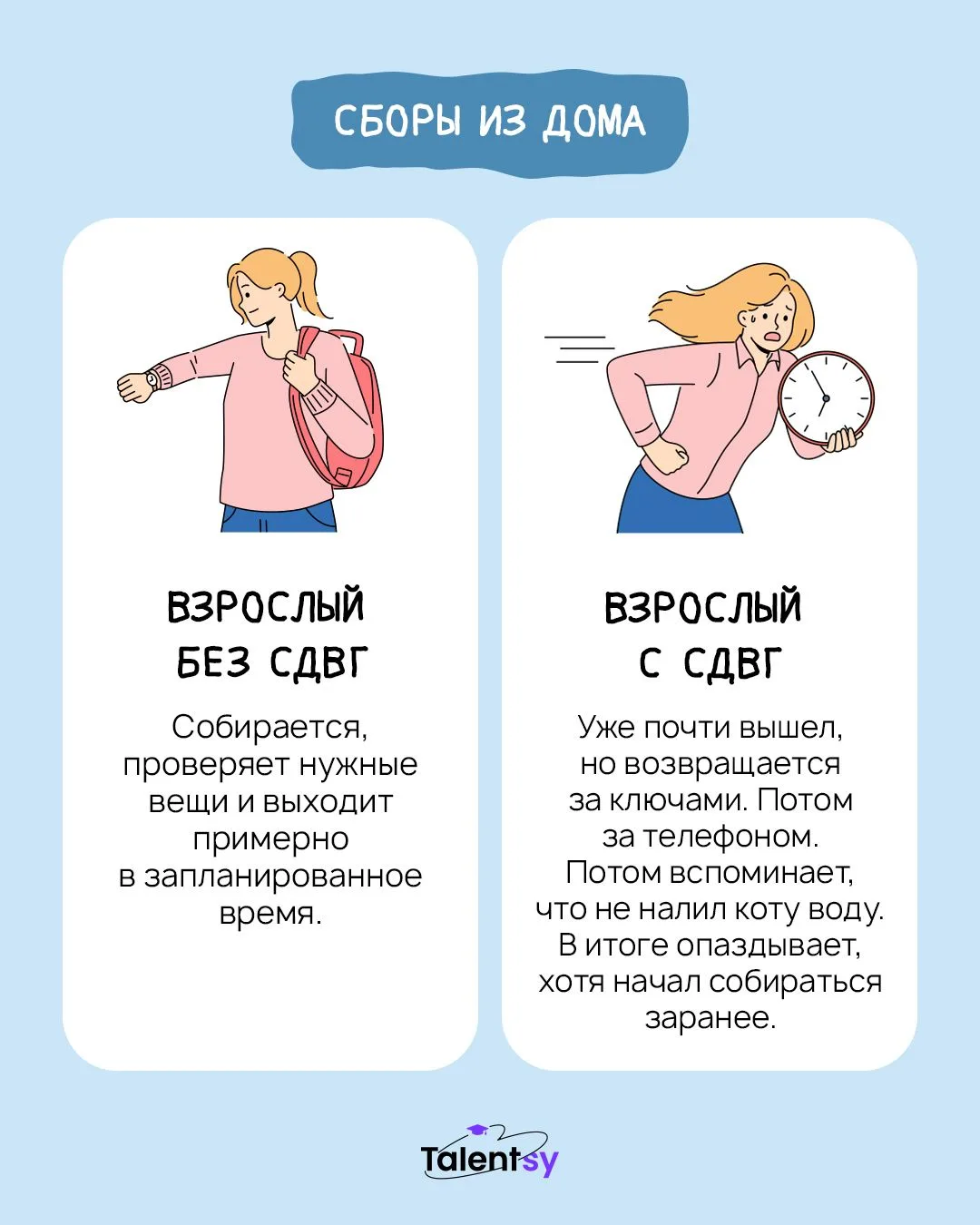 СДВГ или просто «я опять все забыл»? 🌚