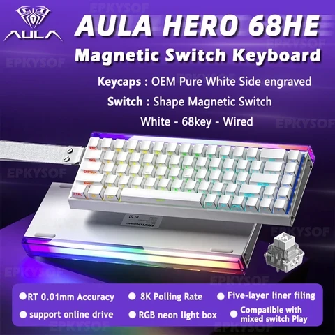 Механическая клавиатура AULA HERO 68HE