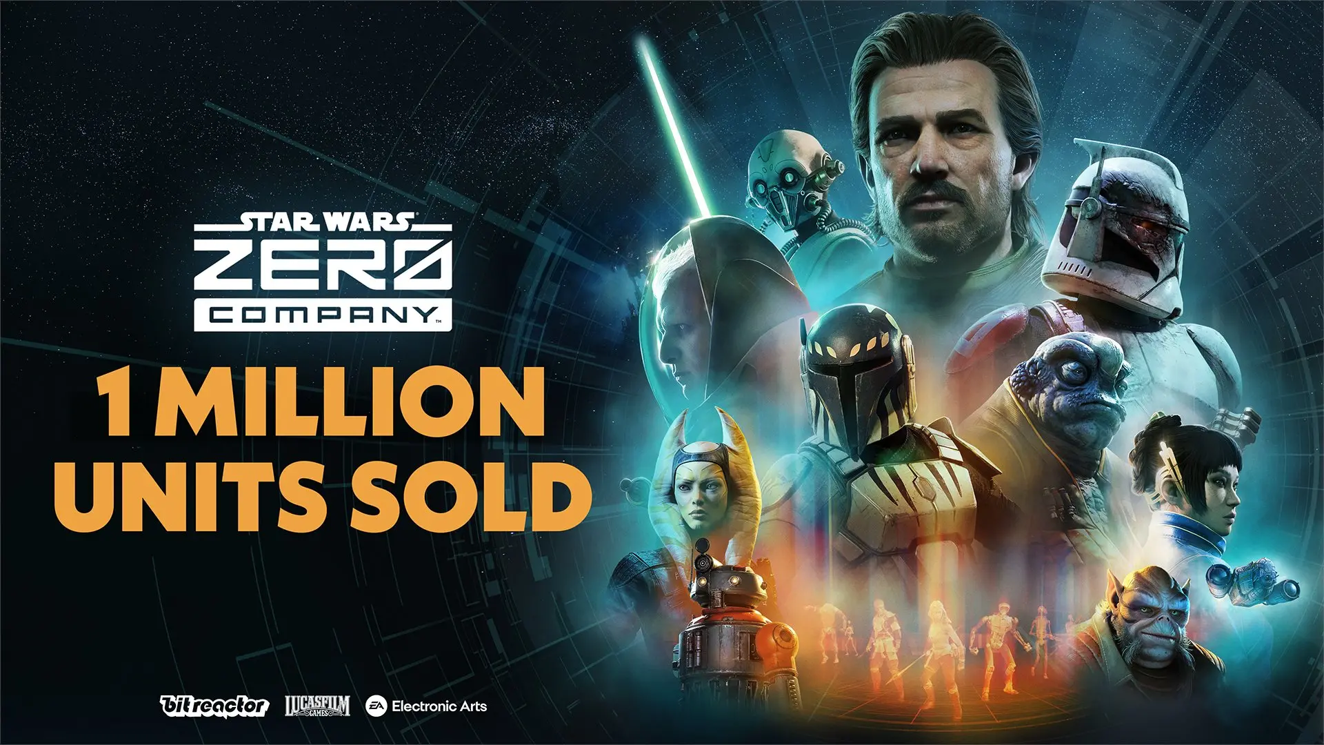 🌌 Продажи Star Wars Zero Company превысили миллион копий