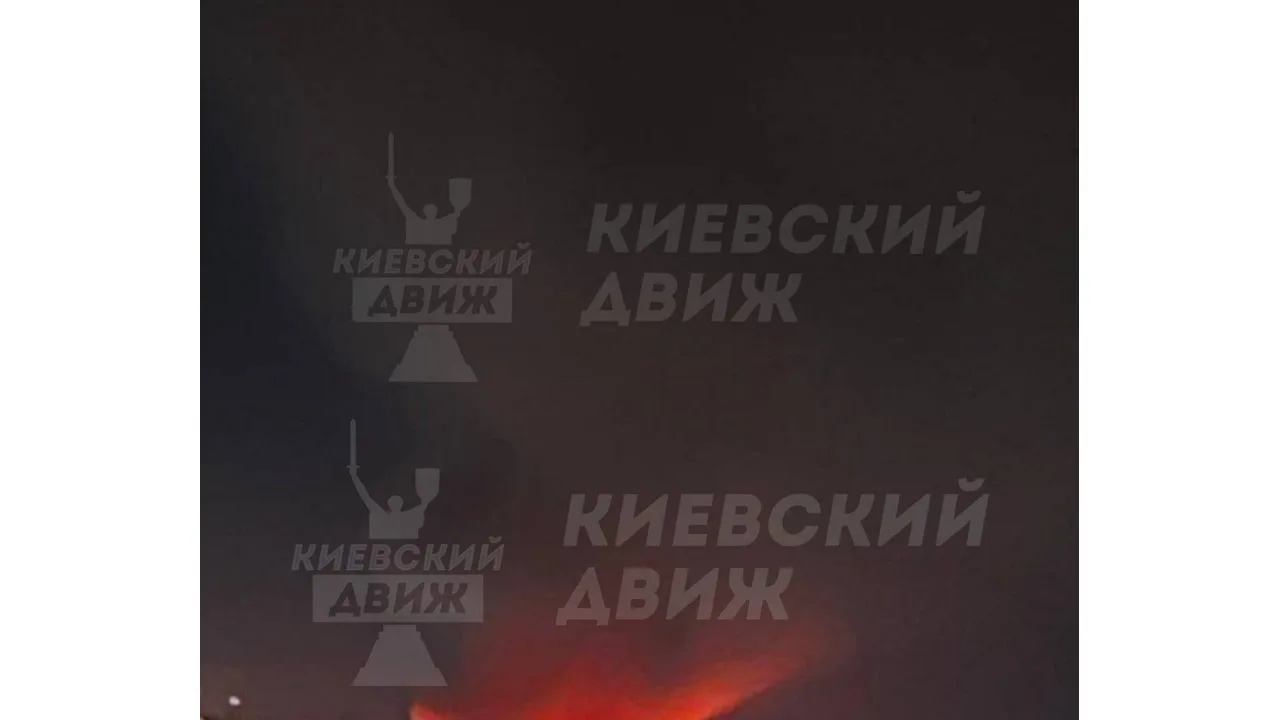 💥 Еще кадры прилета по Киеву.