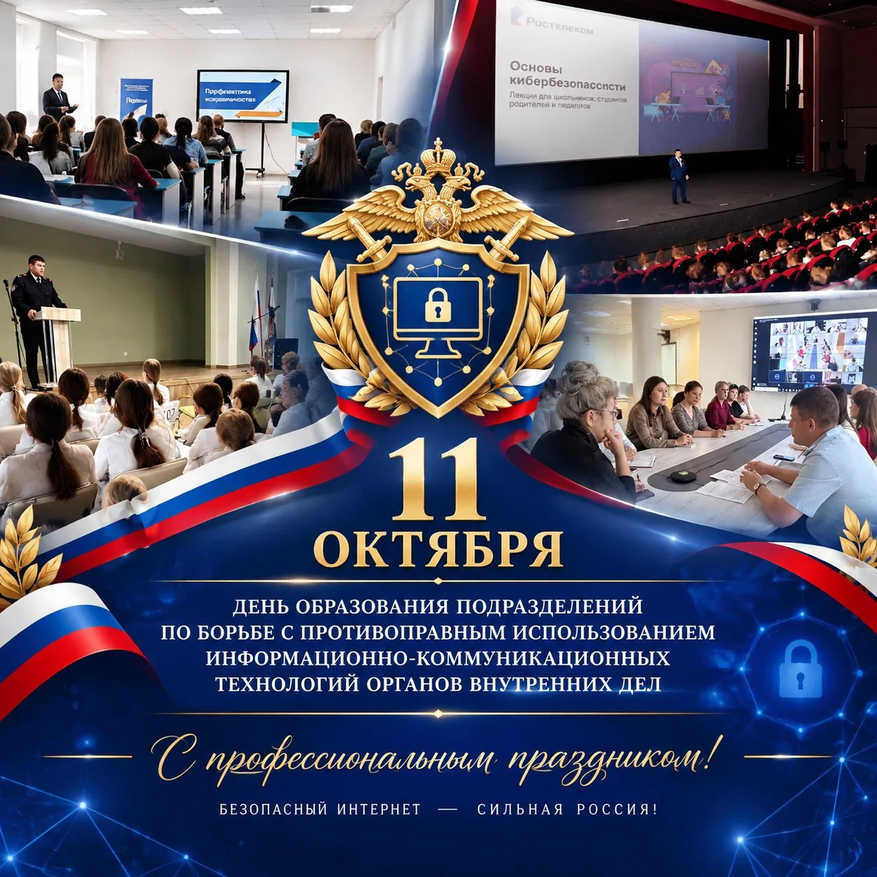 🖥 11 октября — День образования подразделений по борьбе с противоправным использование...