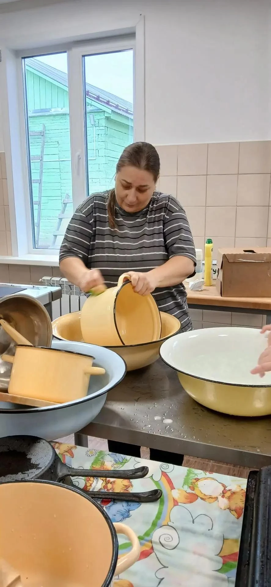 В Кулаковском детском саду «Ручеёк» завершён ремонт пищеблока!
