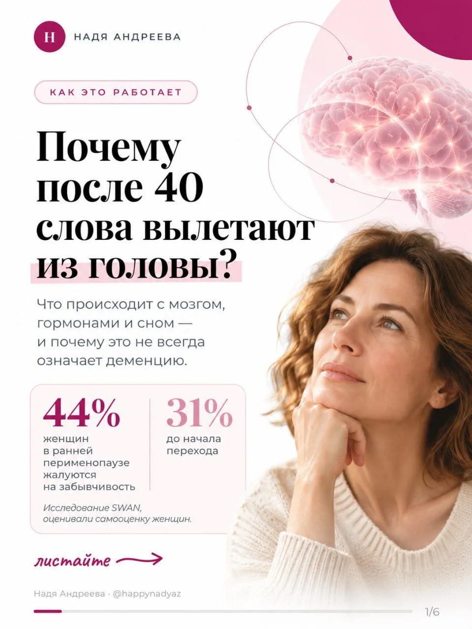 «Что происходит с моей памятью? Почему я стала хуже соображать?» — что стоит сделать ра...