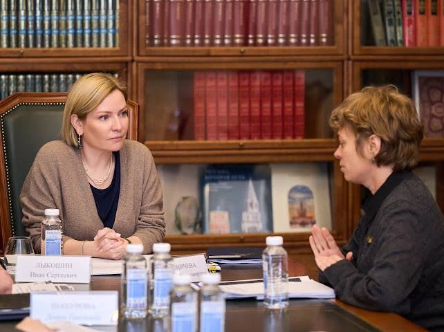 Встретилась с директором Государственного музея изобразительных искусств имени А.С. Пуш...