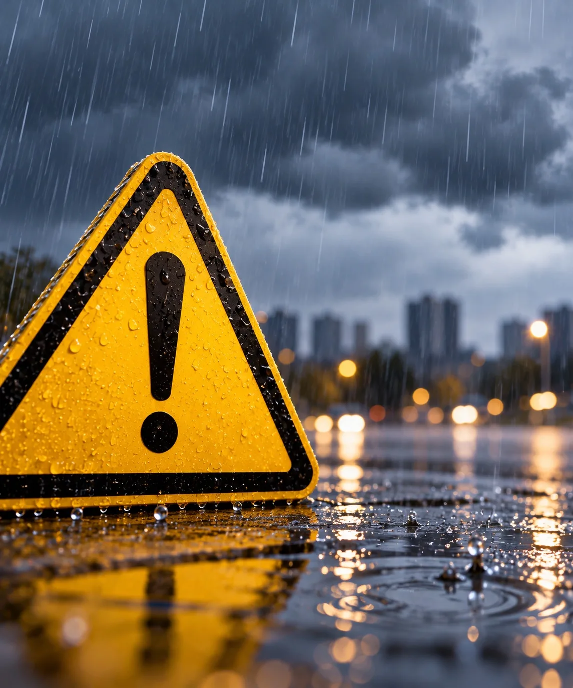 🌧 В Московском регионе объявили жёлтый уровень погодной опасности