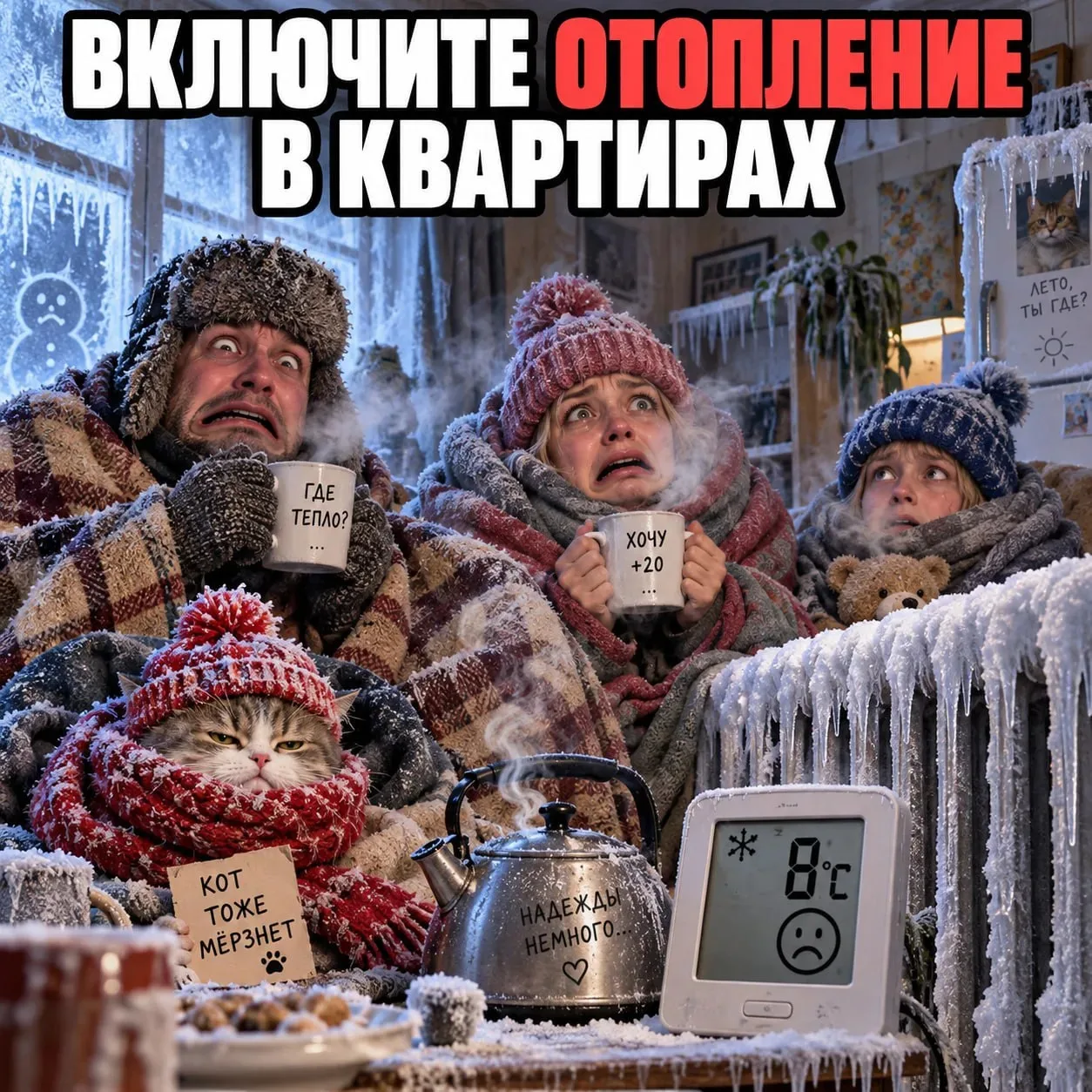 🔥 Липчане решат, когда в городе включат отопление