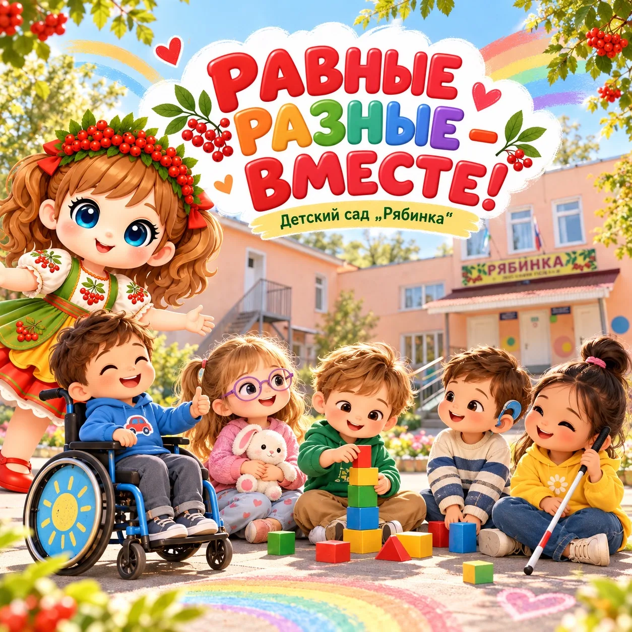 🌈 РАВНЫЕ РАЗНЫЕ — ВМЕСТЕ!