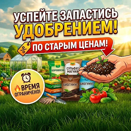 Успейте запастись по старым ценам! 🚨