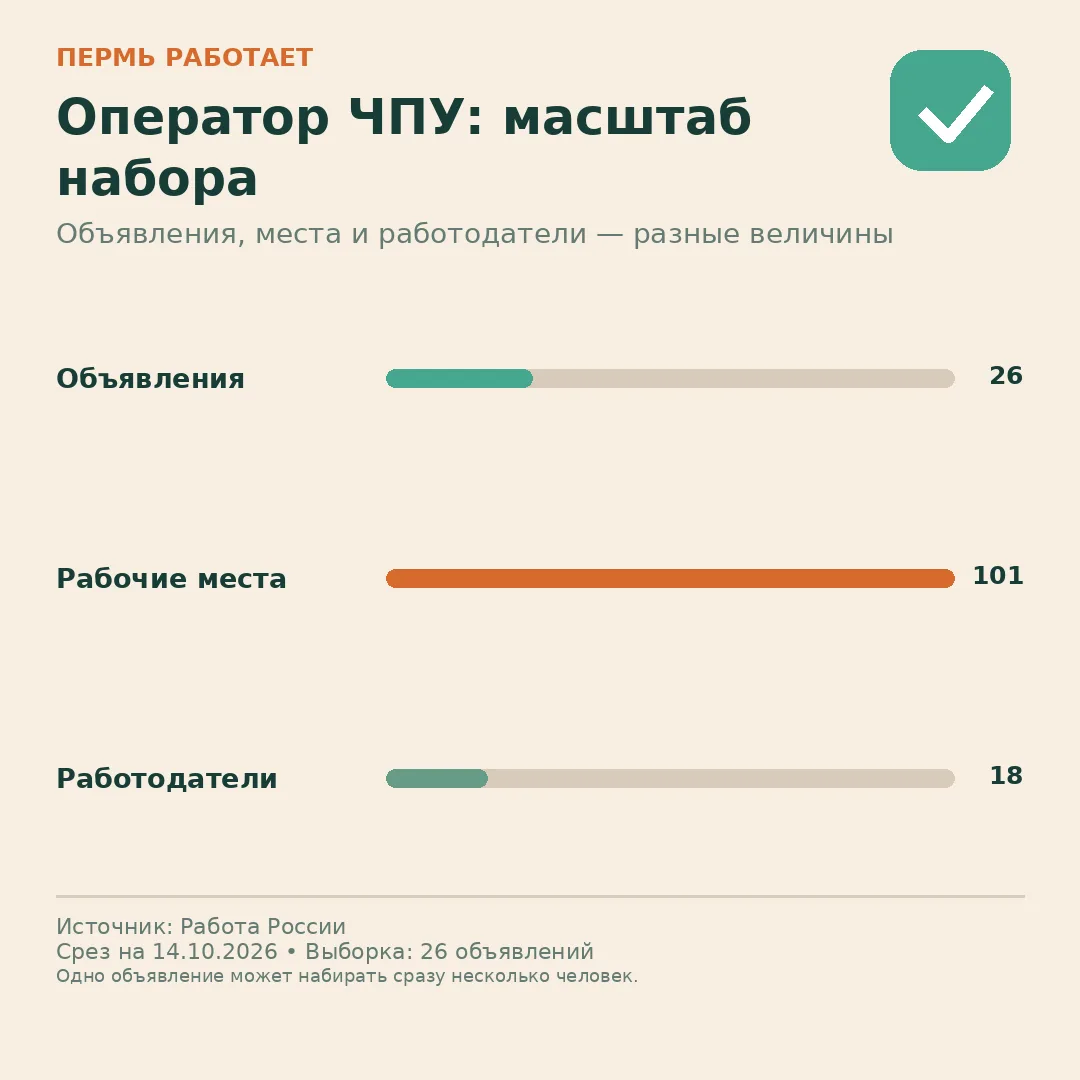 📊 Оператор ЧПУ: одно объявление — не всегда одно место