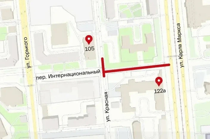Проезд закрыт