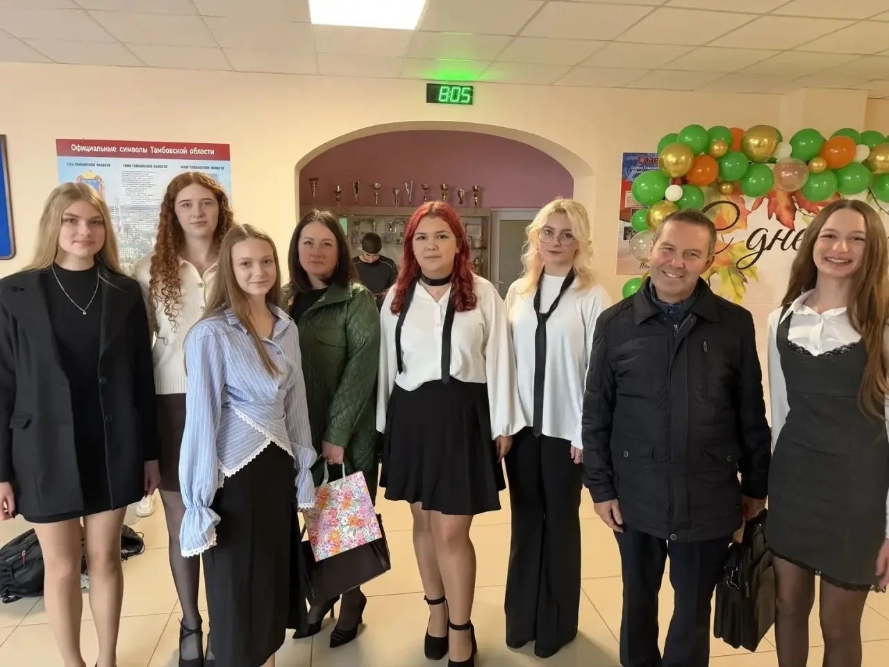 👍В Устьинской школе прошла традиционная праздничная акция «Благодарю» приуроченная ко ...