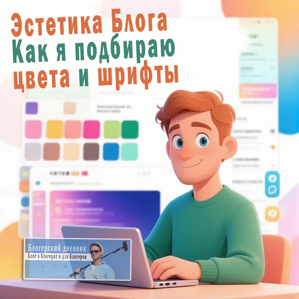 Эстетика блога. Как я подбираю цвета и шрифты (и почему это не просто «красиво»)