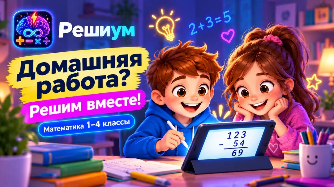 Математика 1–4 классов — по шагам