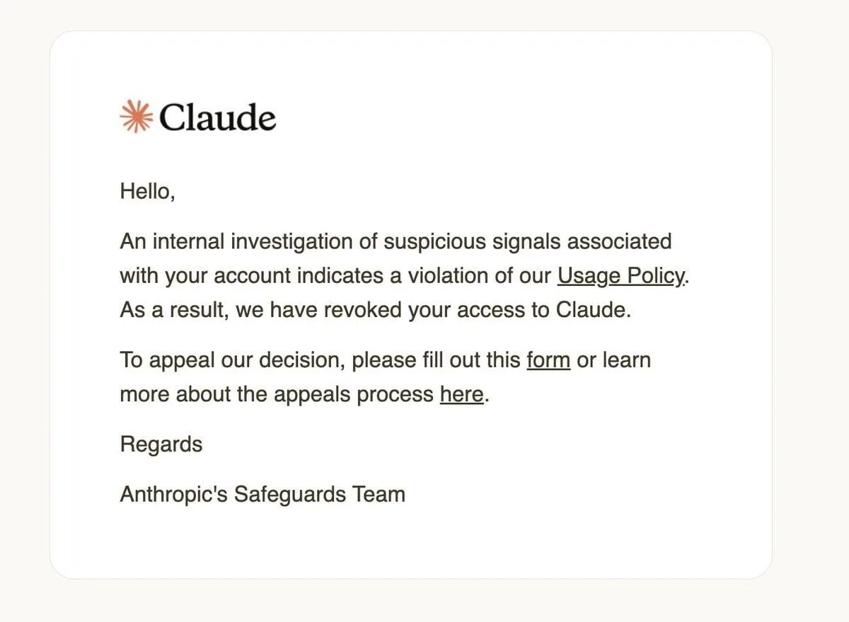 ❌Claude Code начал вычислять и банить пользователей из России — VPN не помогает и может...