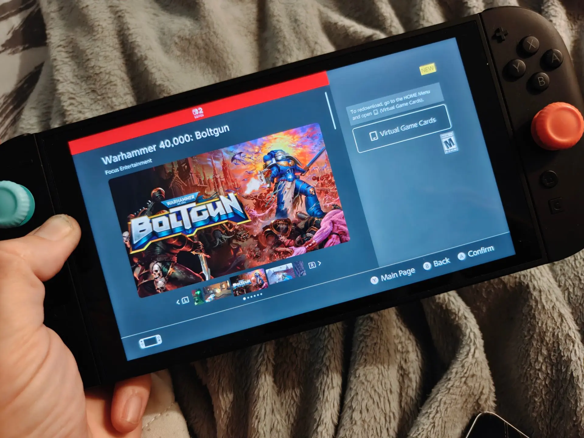Focus Entertainment выпустили нативную Warhammer 40.000: Boltgun для Switch 2.