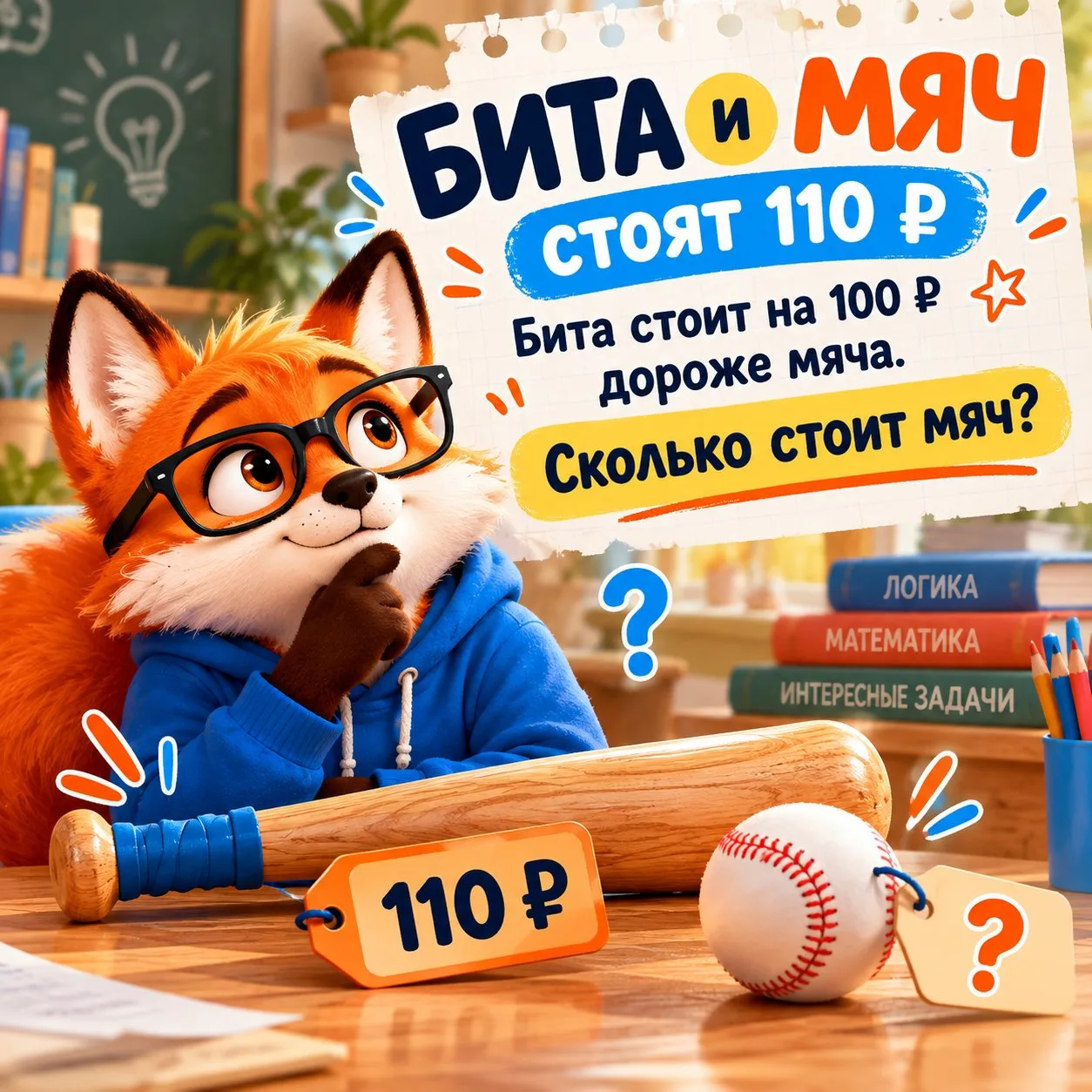ЗАДАЧА, НА КОТОРОЙ МОЗГ ТОРОПИТСЯ 🧠