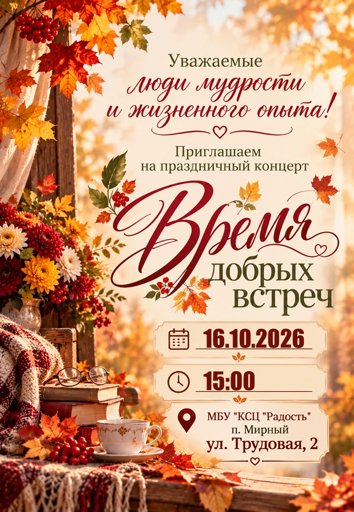 🍂❤️ Время добрых встреч ❤️🍂