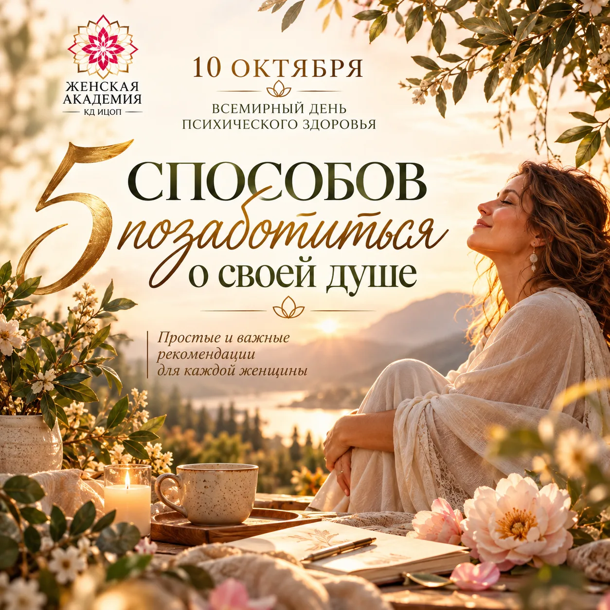 🌿 10 октября — Всемирный день психического здоровья