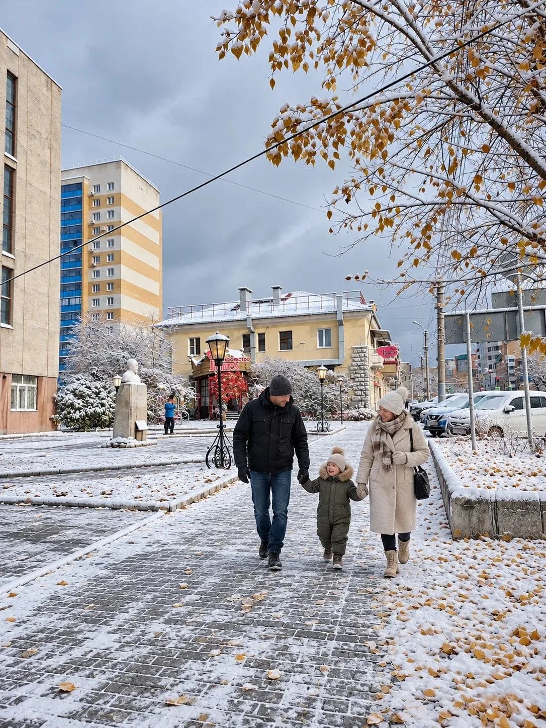 Читу припорошило снегом 🌨️