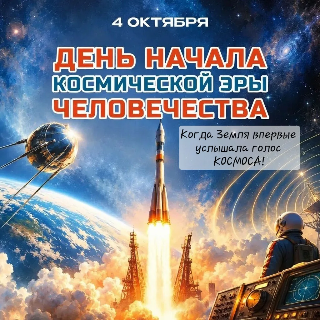 🗓4 октября 1957 года: как писк металлического шара навсегда изменил историю человечества