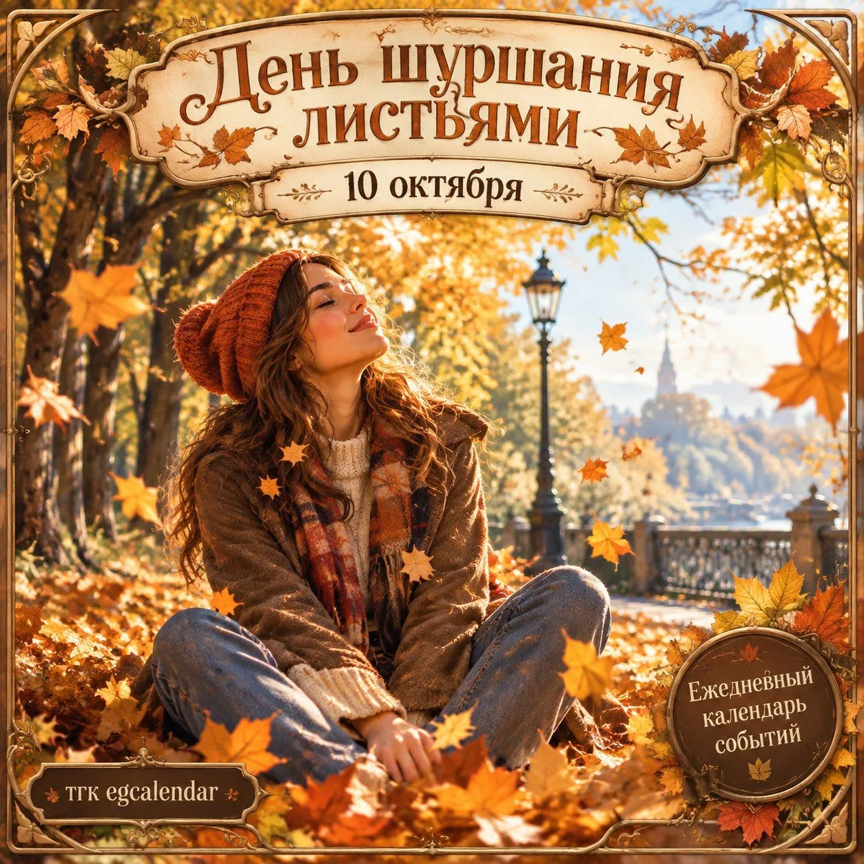 День шуршания листьями — это неофициальный праздник, который отмечается ежегодно 10 окт...