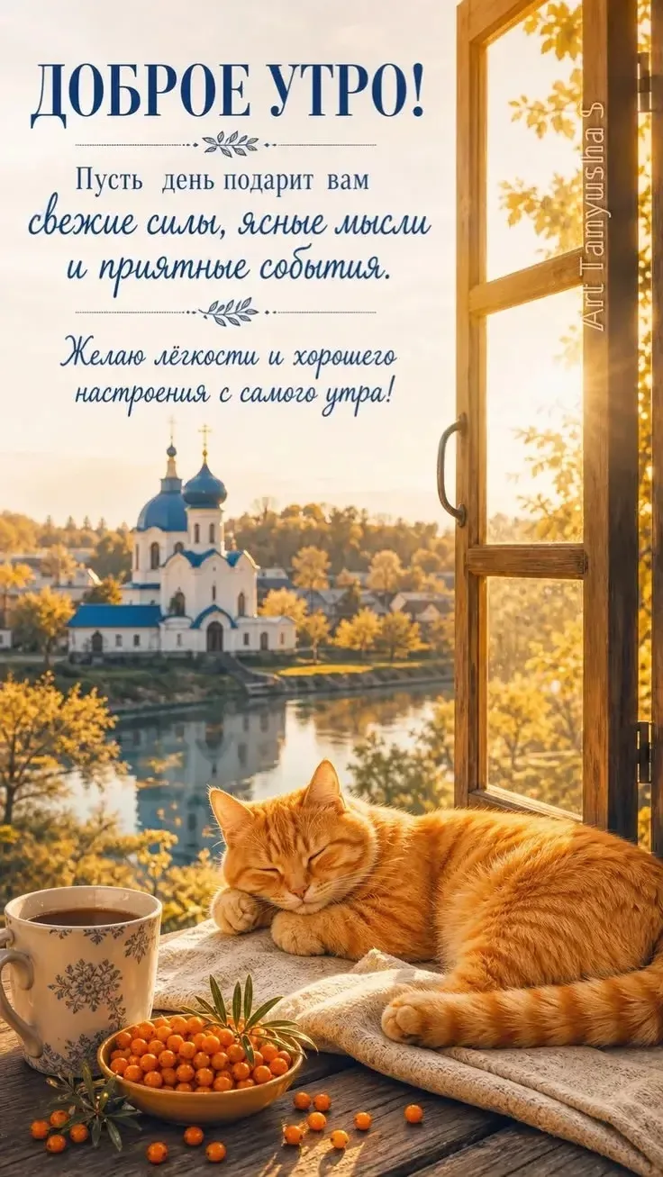 ДОБРОЕ УТРО 🍂☀️☕️