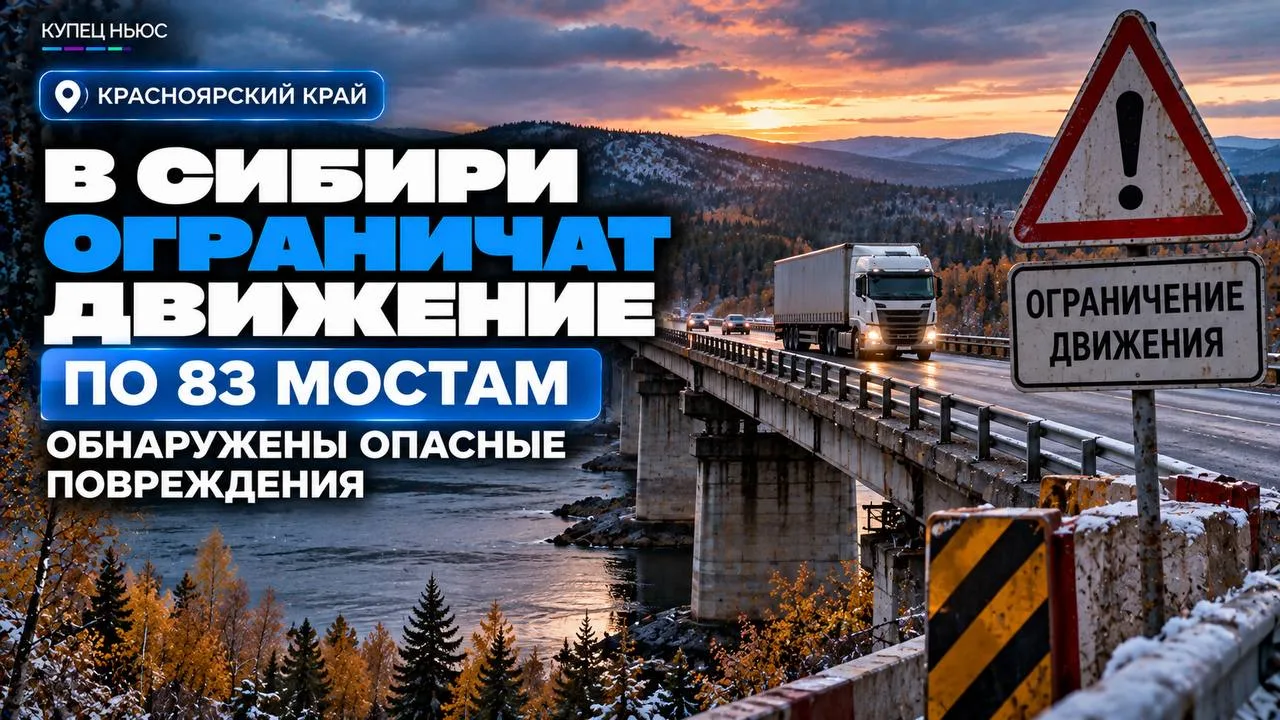 🚧 КРАСНОЯРСКИЙ КРАЙ • ДОРОГИ • БЕЗОПАСНОСТЬ ‼️