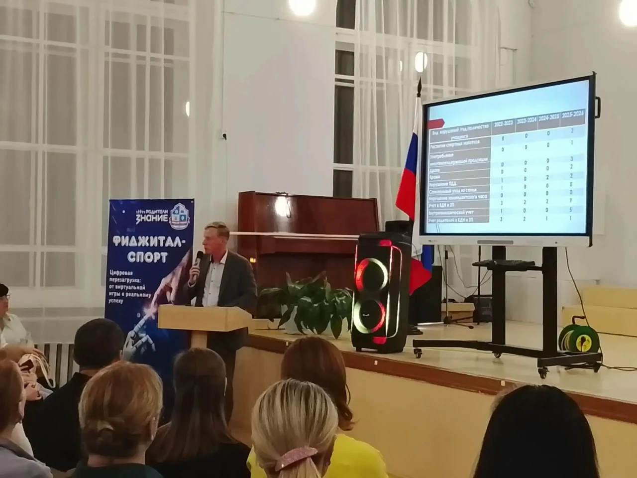 Традиции: общешкольное родительское собрание.