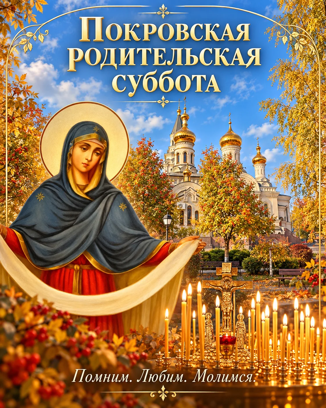 🕯 Покровская родительская суббота — время молитвы и светлой памяти о тех, кого уже нет...