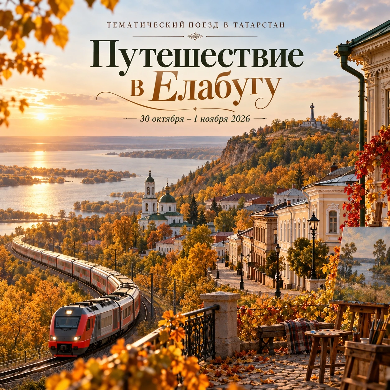 🚂 ТЕМАТИЧЕСКИЙ ПОЕЗД В ТАТАРСТАН: ПУТЕШЕСТВИЕ В ЕЛАБУГУ