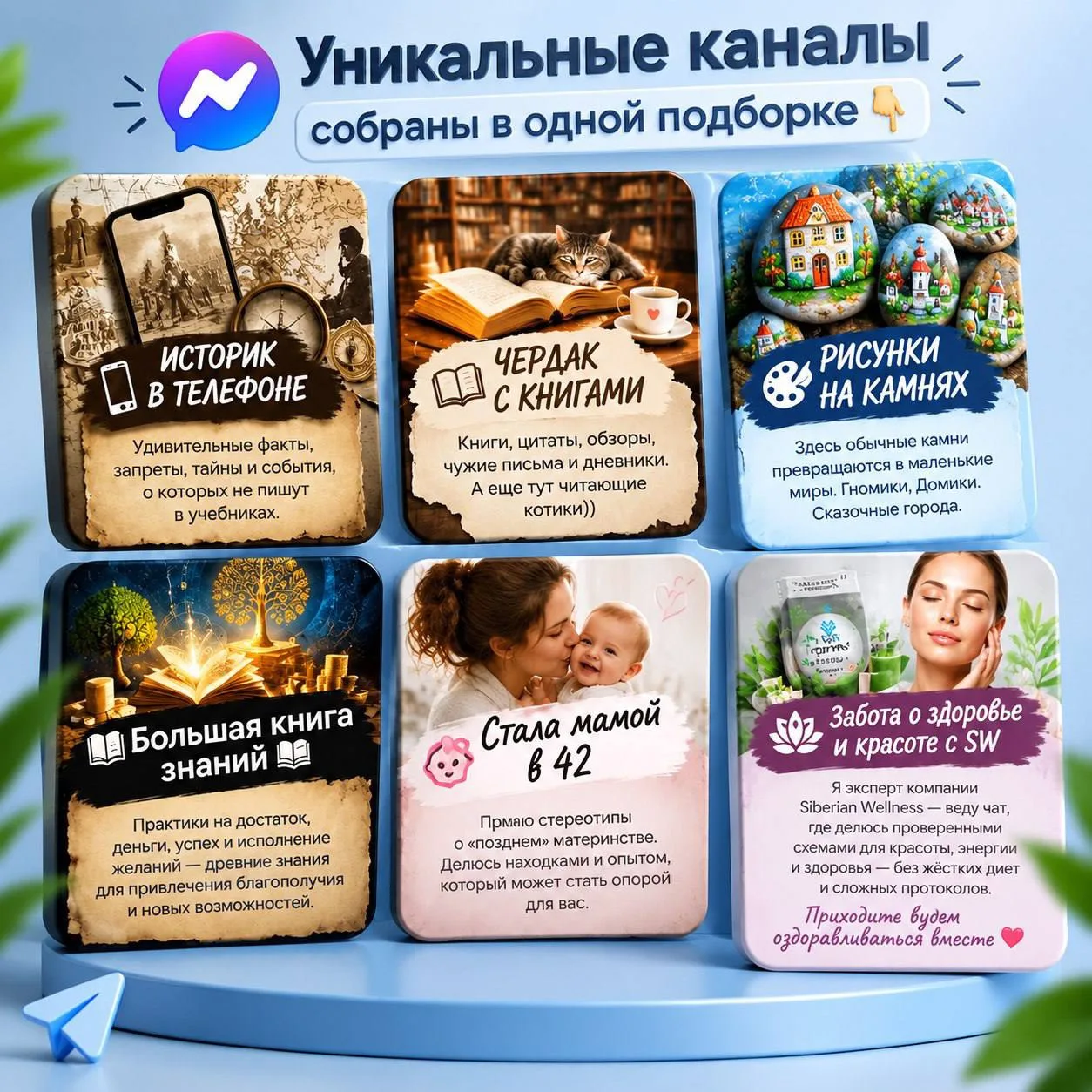 Уникальные каналы собраны в одной подборке 👇🏻