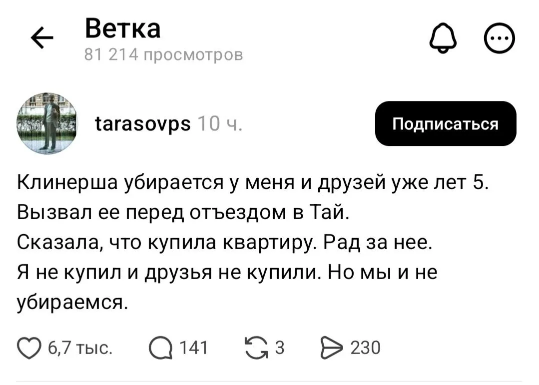 Клинерши в России вышли на новый уровень дохода.