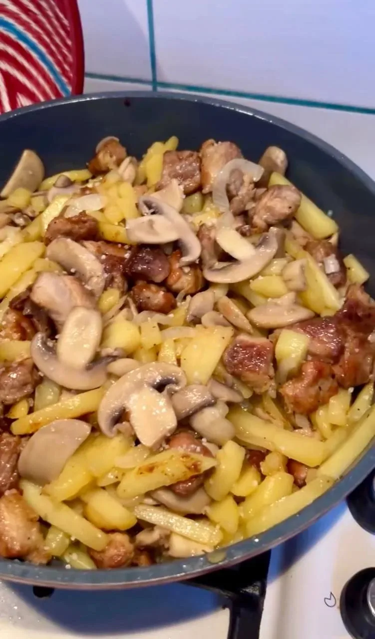 Самая вкусная картошечка с мясом