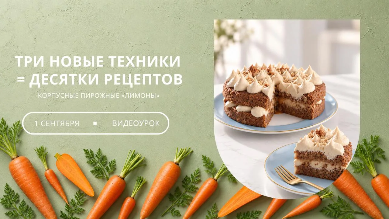 Заглянем внутрь октябрьского торта? 🥕🩵
