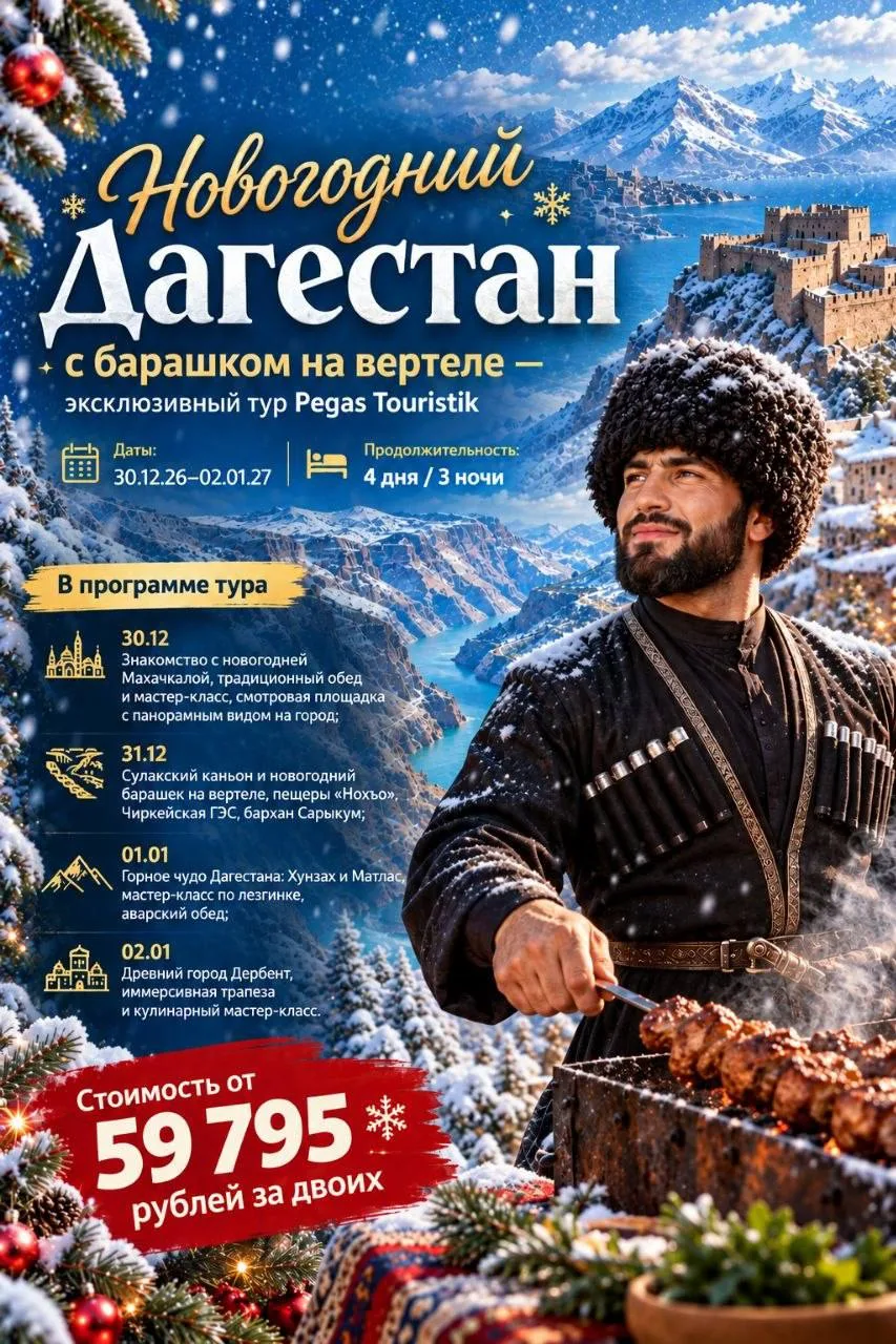 Приглашаем Вас встретить Новый Год 2027 в мягкой зиме Южного Кавказа в нашем эксклюзивн...