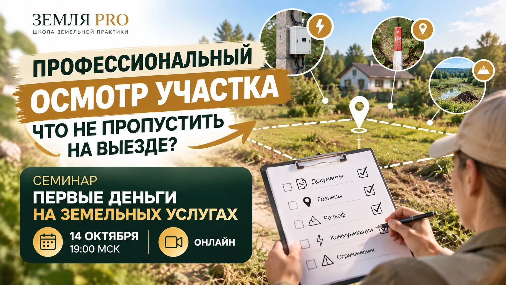 Профессиональный осмотр участка: что не пропустить на выезде? 👀