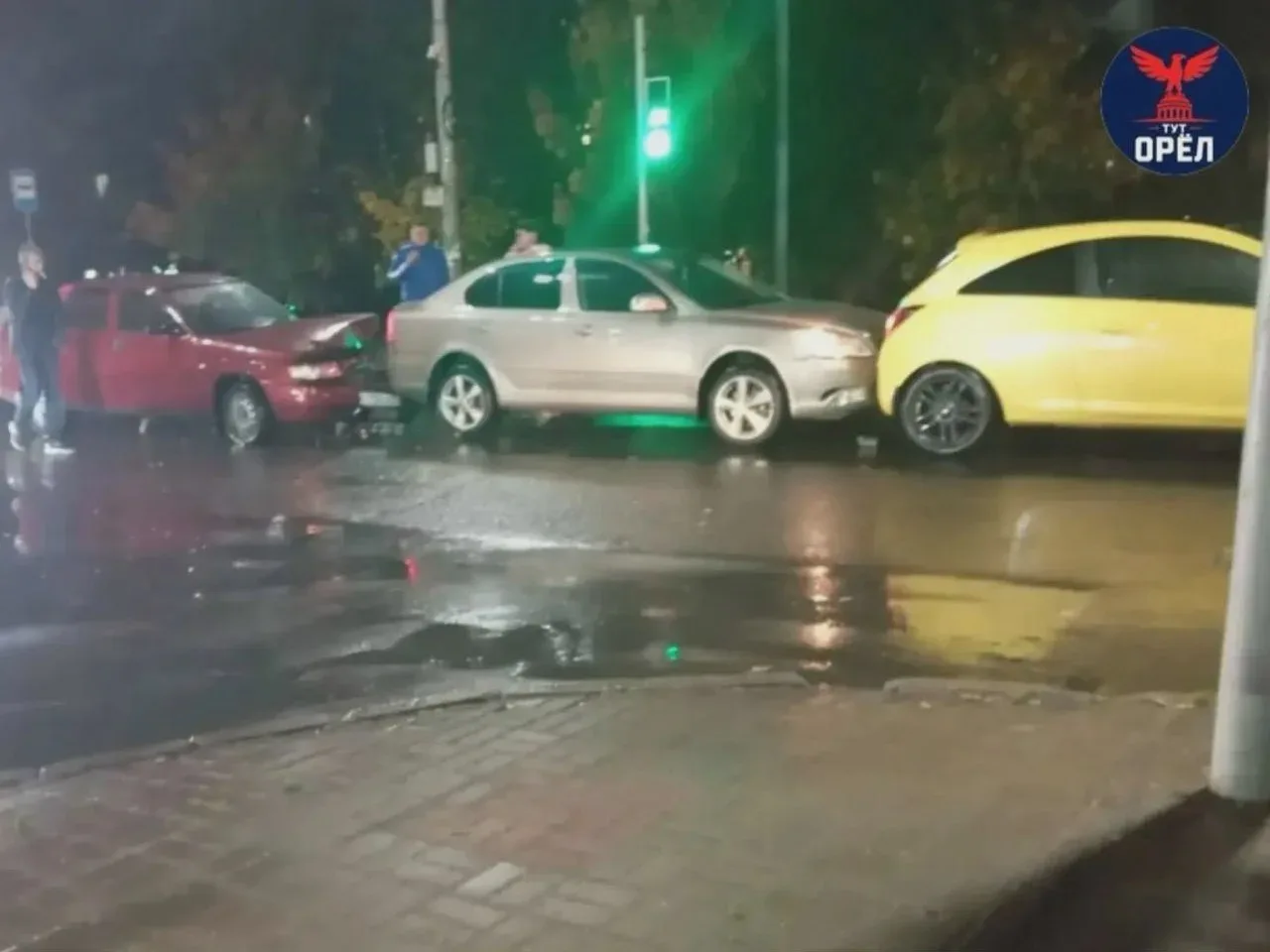 Тройное ДТП у «Европы»