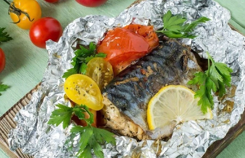 Скумбрия запечённая