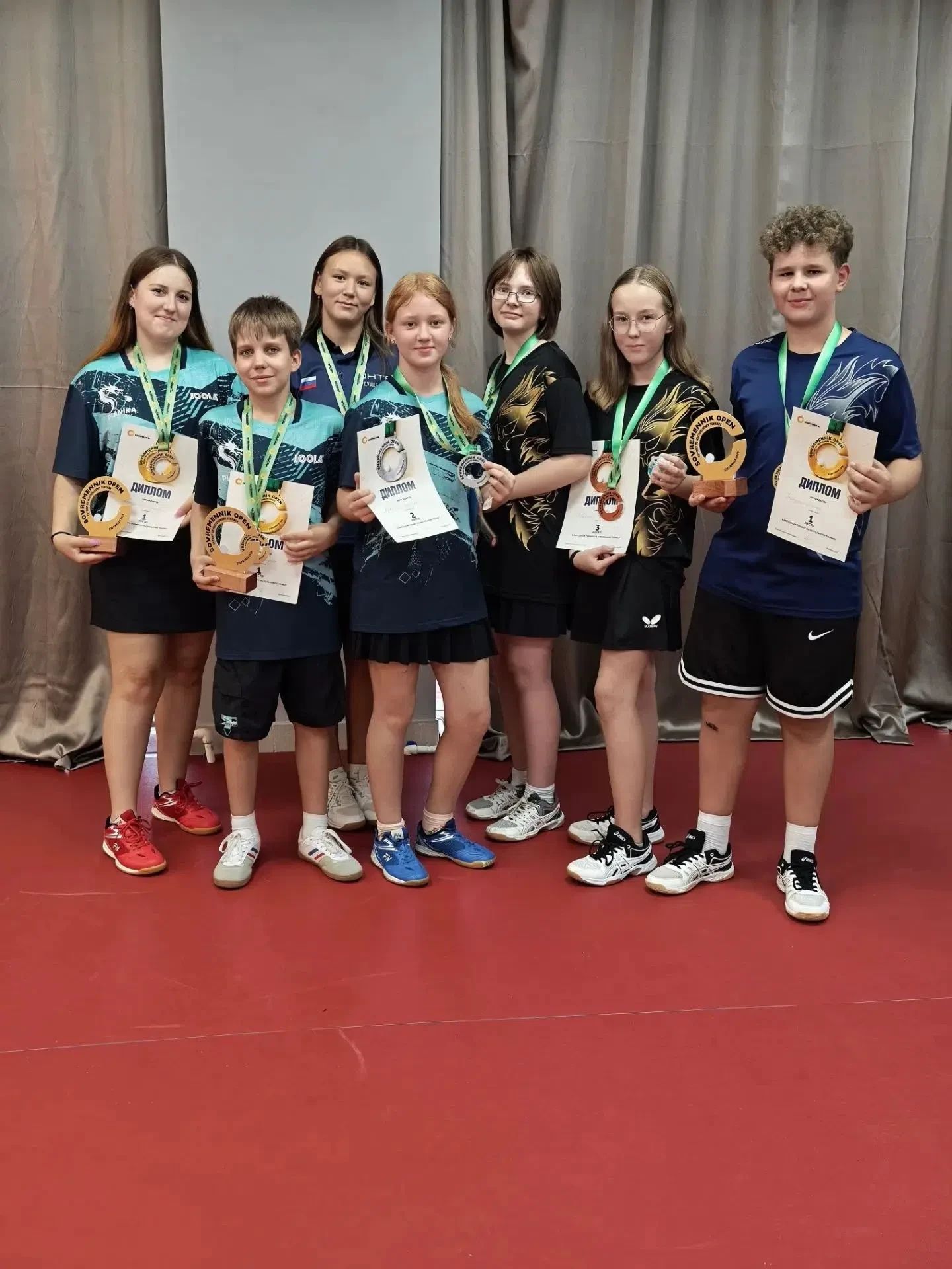 🏓 Шелеховские теннисисты привезли четыре кубка с областного турнира
