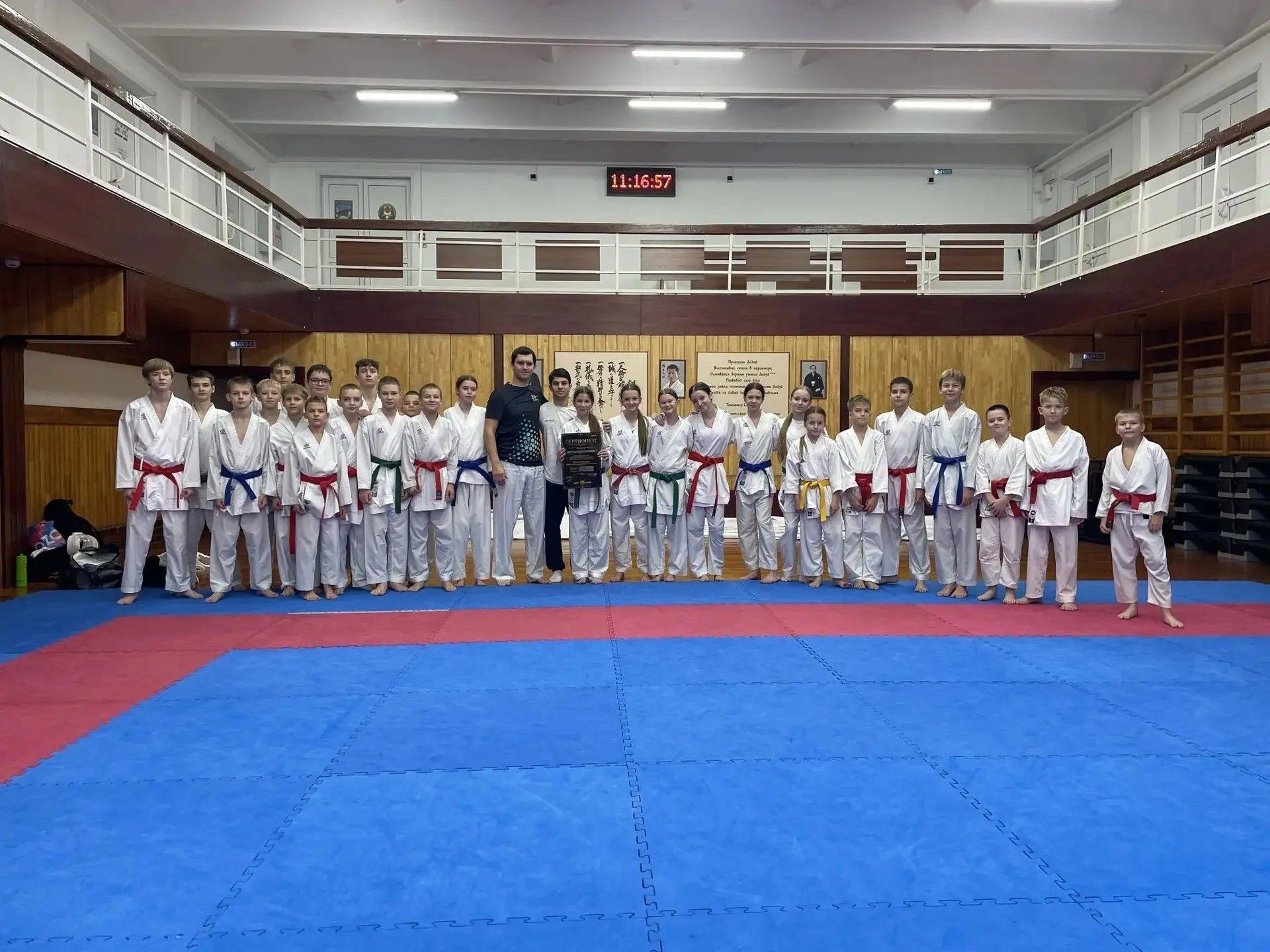 🥋 13 октября 2026 года детскую сборную по каратэ посетил наш спортсмен — чемпион Росси...