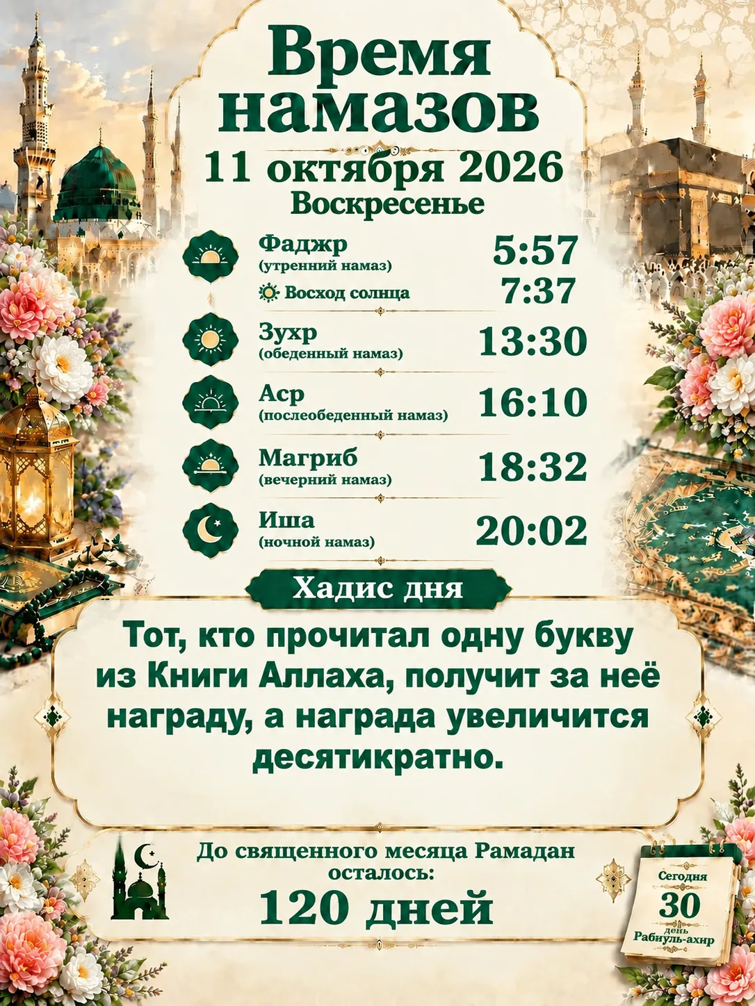 📚 Хадис дня