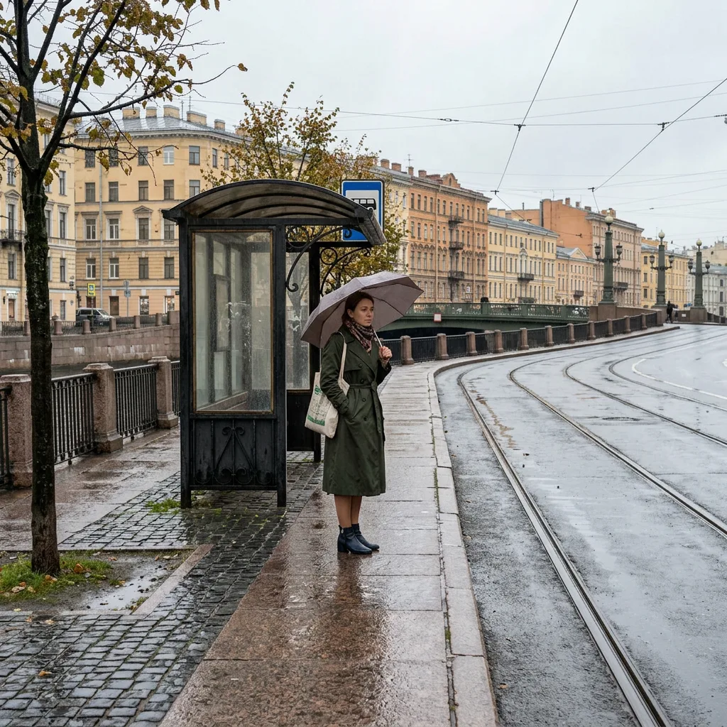 🌦️ Вторник в Петербурге: морось