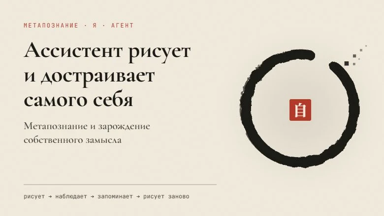 📰 Ассистент рисует и достраивает самого себя: метапознание и зарождение собственного з...