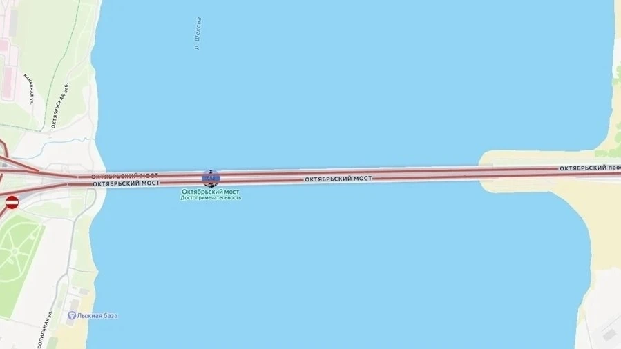 Октябрьский мост в Череповце закроют сегодня ночью