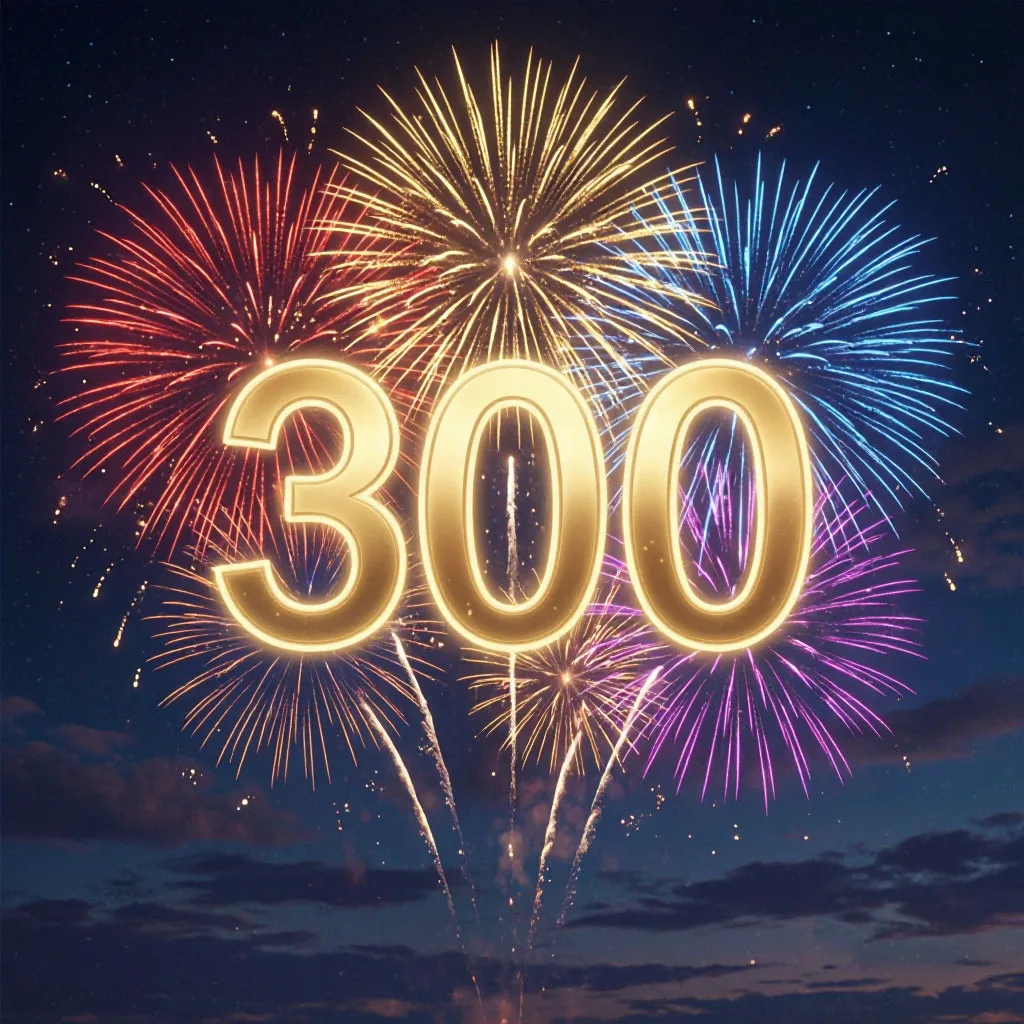 А нас уже больше 300 человек! Поздравляю!