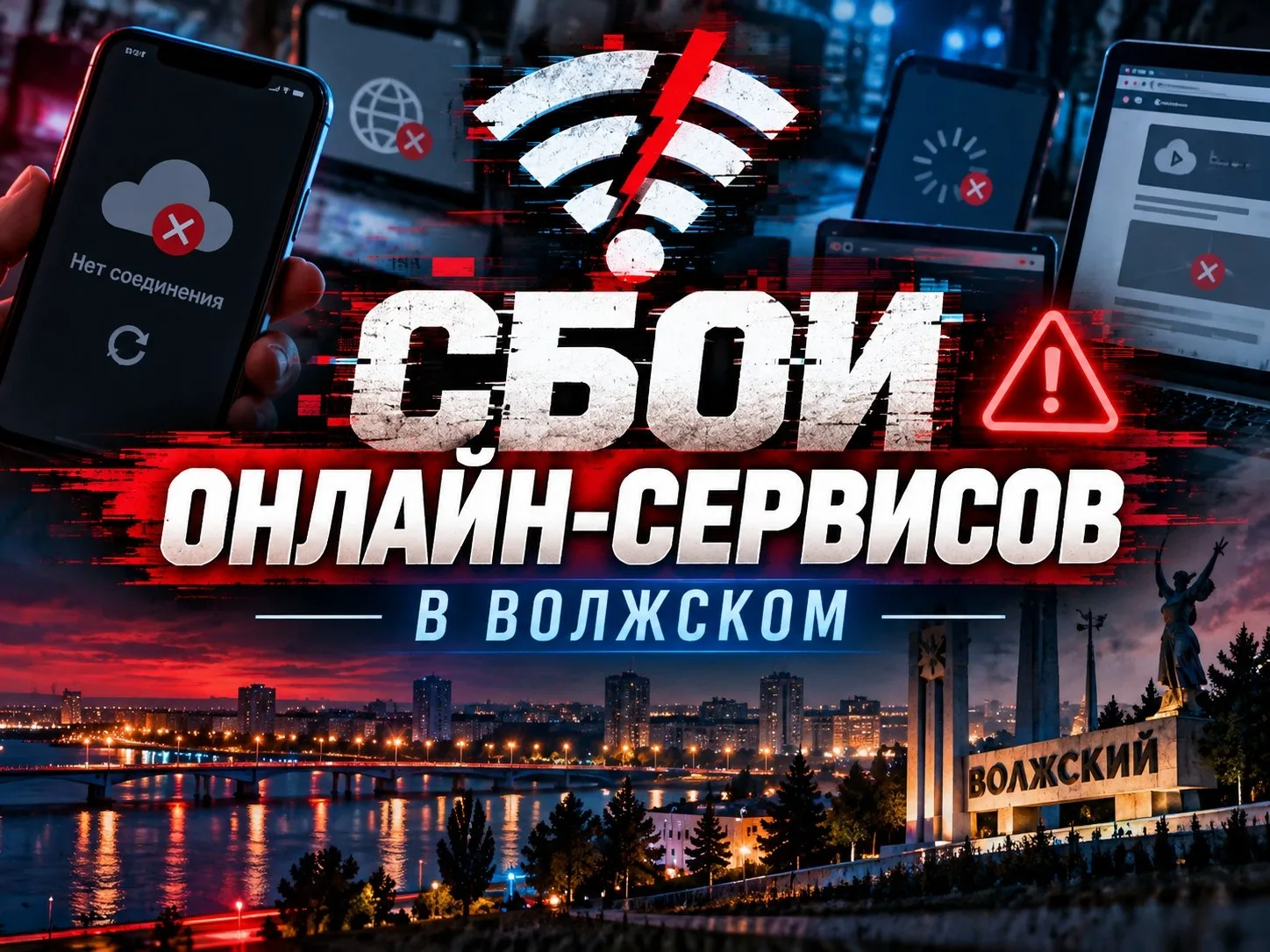 📱 В Волжском вновь фиксируют перебои в работе онлайн-сервисов