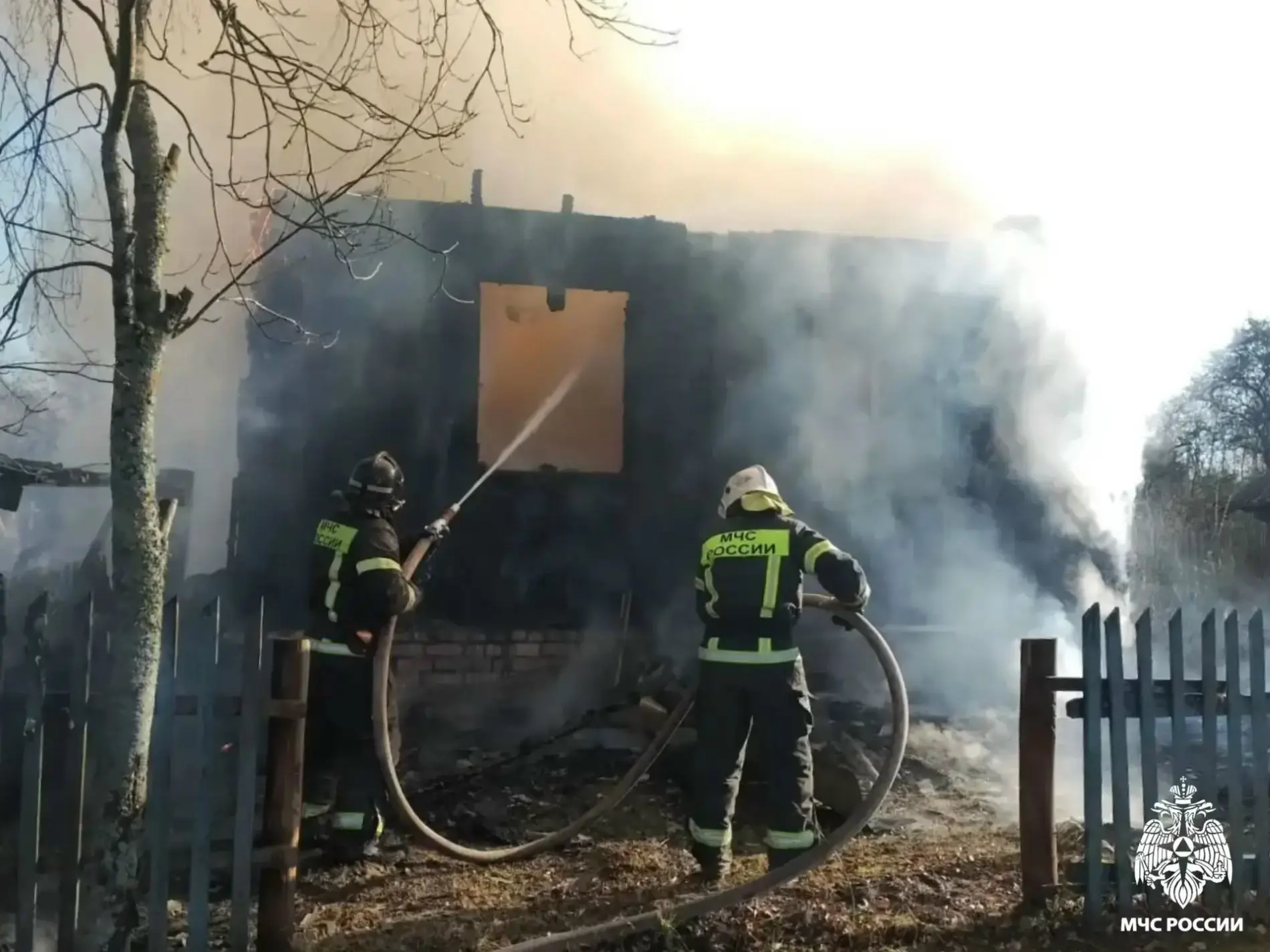 В Тверской области во время пожара погибла женщина