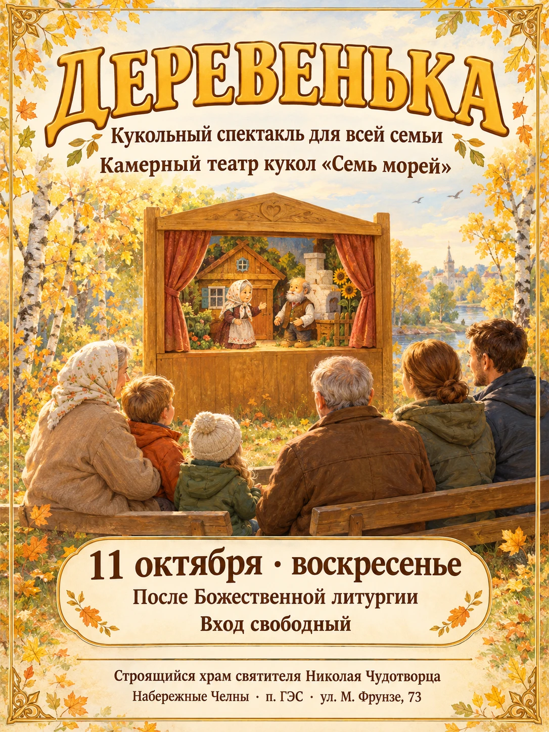 ☦️ «ДЕРЕВЕНЬКА» — УЖЕ ЗАВТРА! ☦️