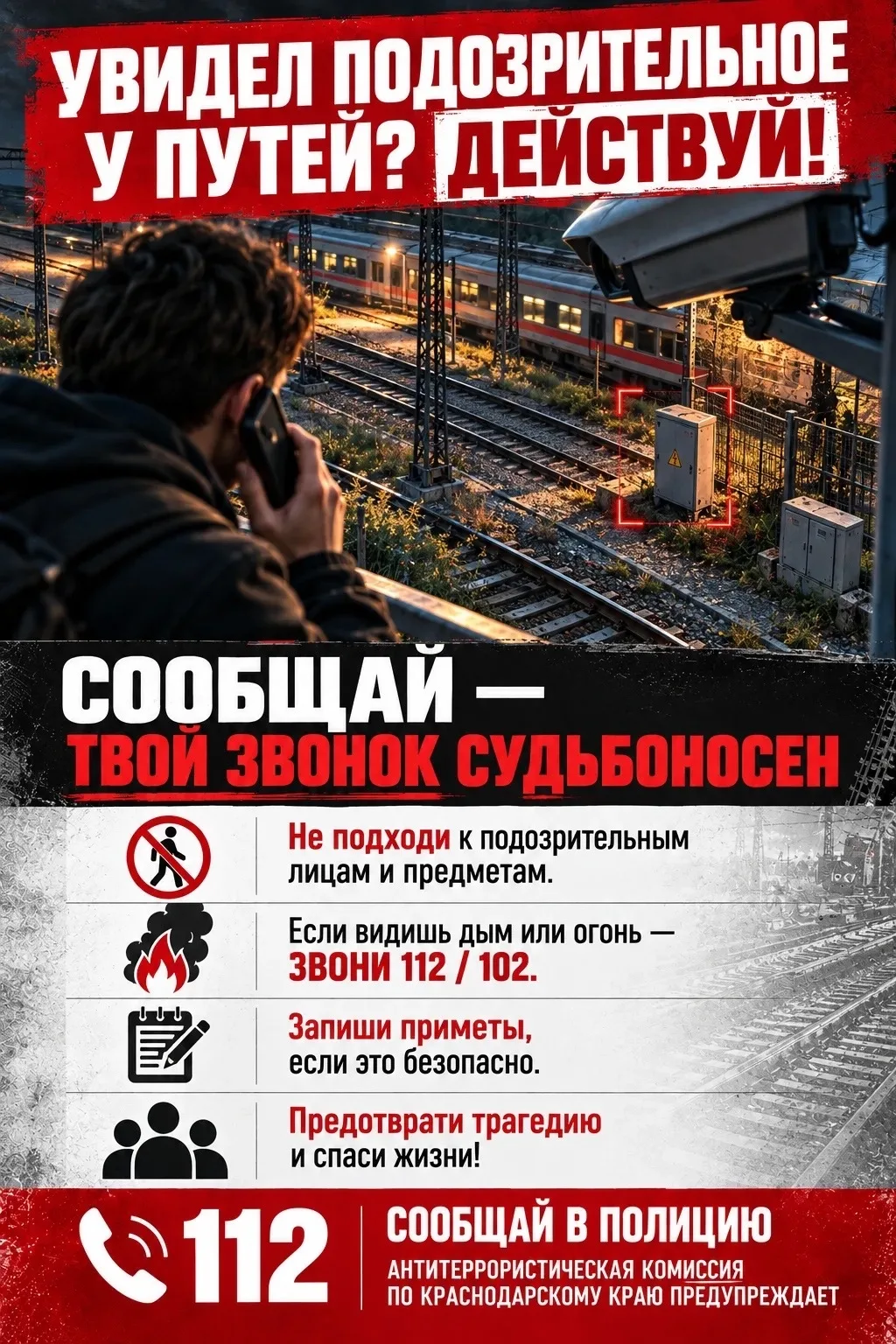 ‼️Антитеррористическая комиссия Краснодарского края призывает не поддаваться на манипул...